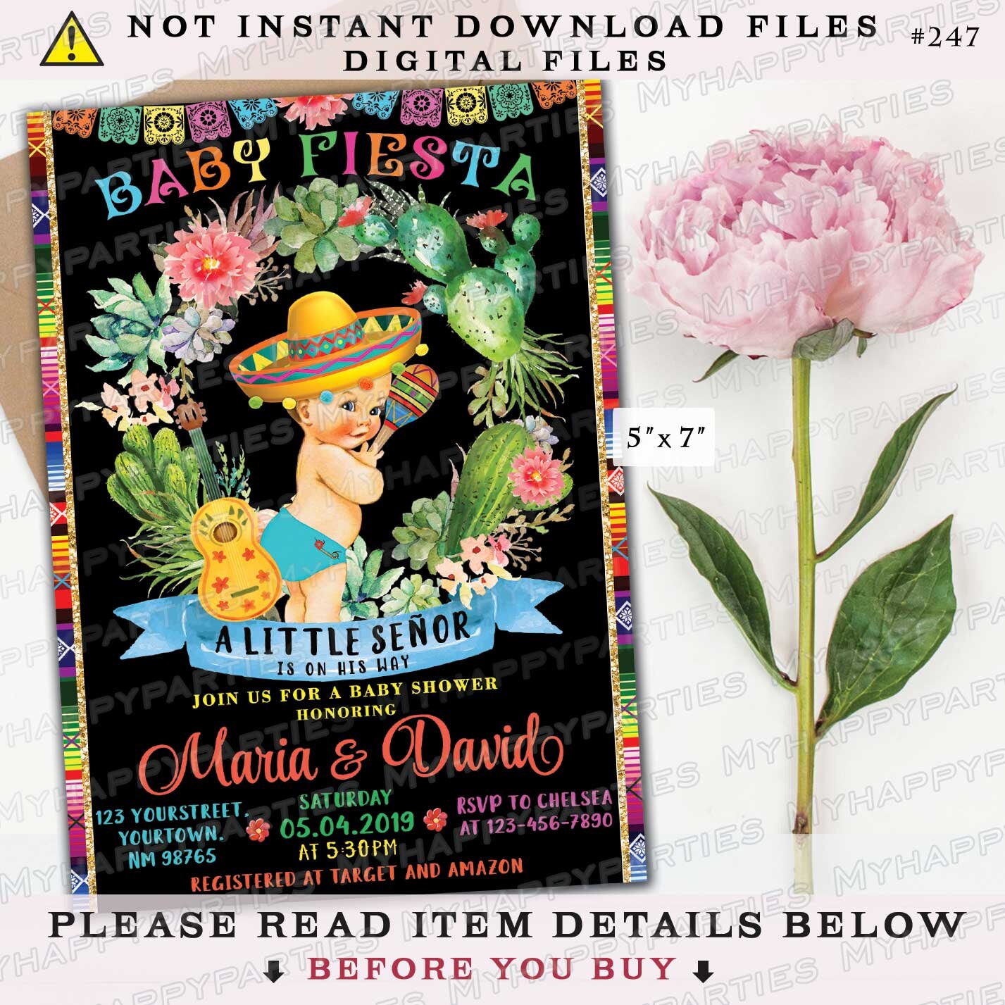 Fiesta Cactus Baby Shower Desert Boy Mexican Blanket - Etsy