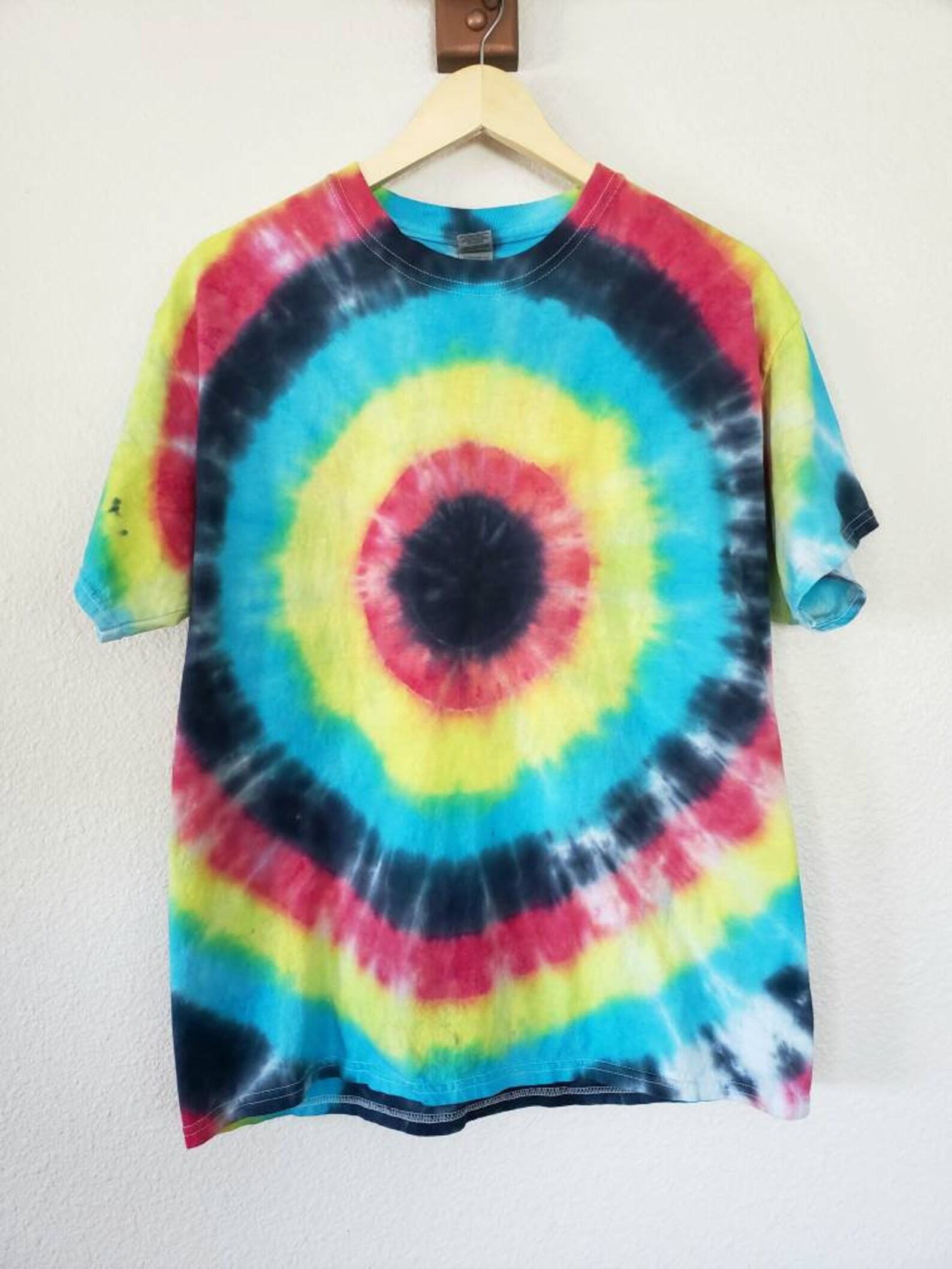bullseye tie dye shirt