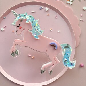 Unicorn Cake Topper, Magical Party, Unicorn Party Decor image 3