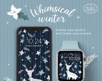 Reindeer Wallpaper Etsy Download, share or upload your own one! reindeer wallpaper etsy