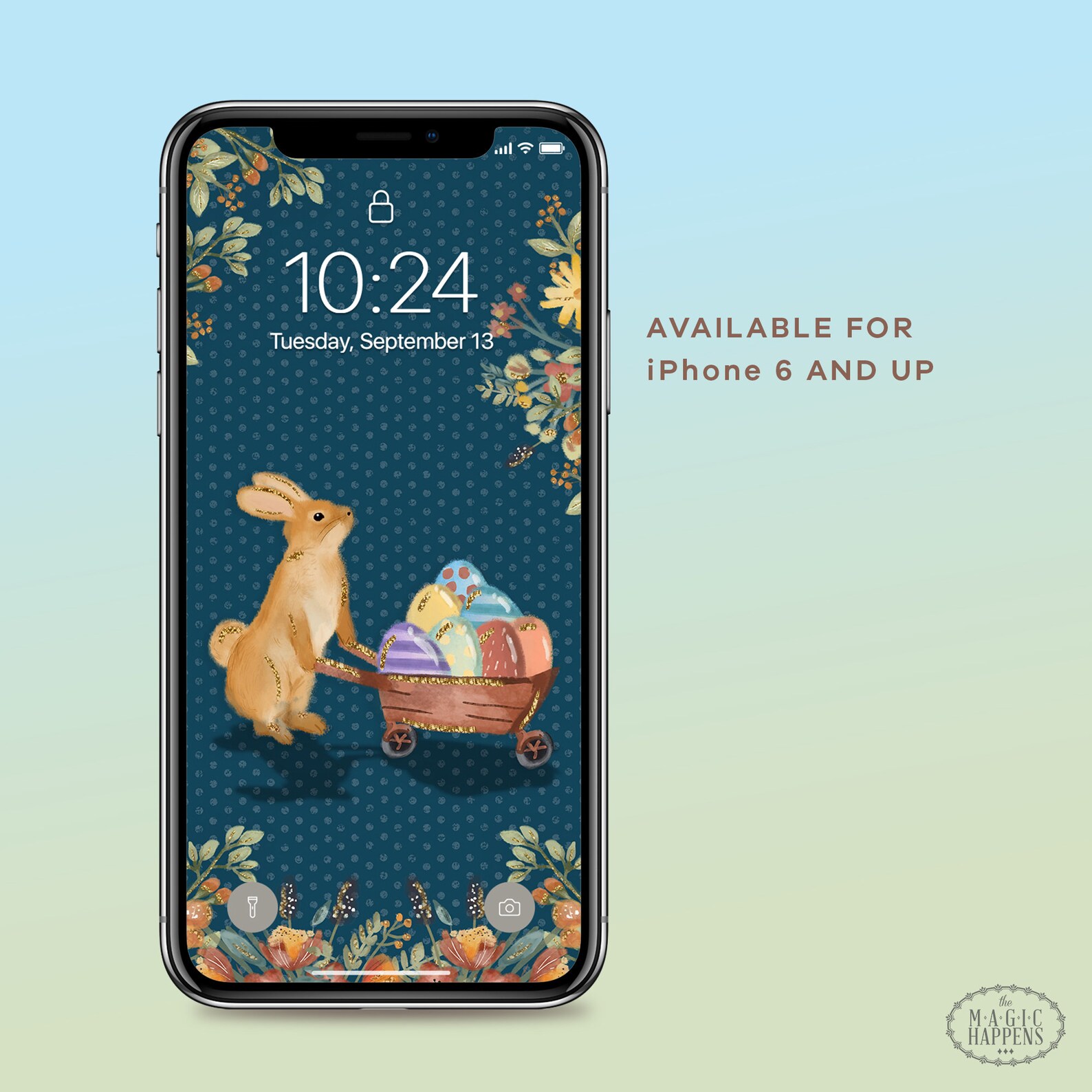 Apple Watch Face Easter, Apple Watch Wallpaper in Spring Easter, Iwatch