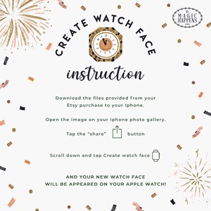 Apple Watch Wallpaper New Year, iPhone wallpaper Happy New Year's Party, Glittery Apple Watch Face Design, New Year Apple Wallpaper image 5