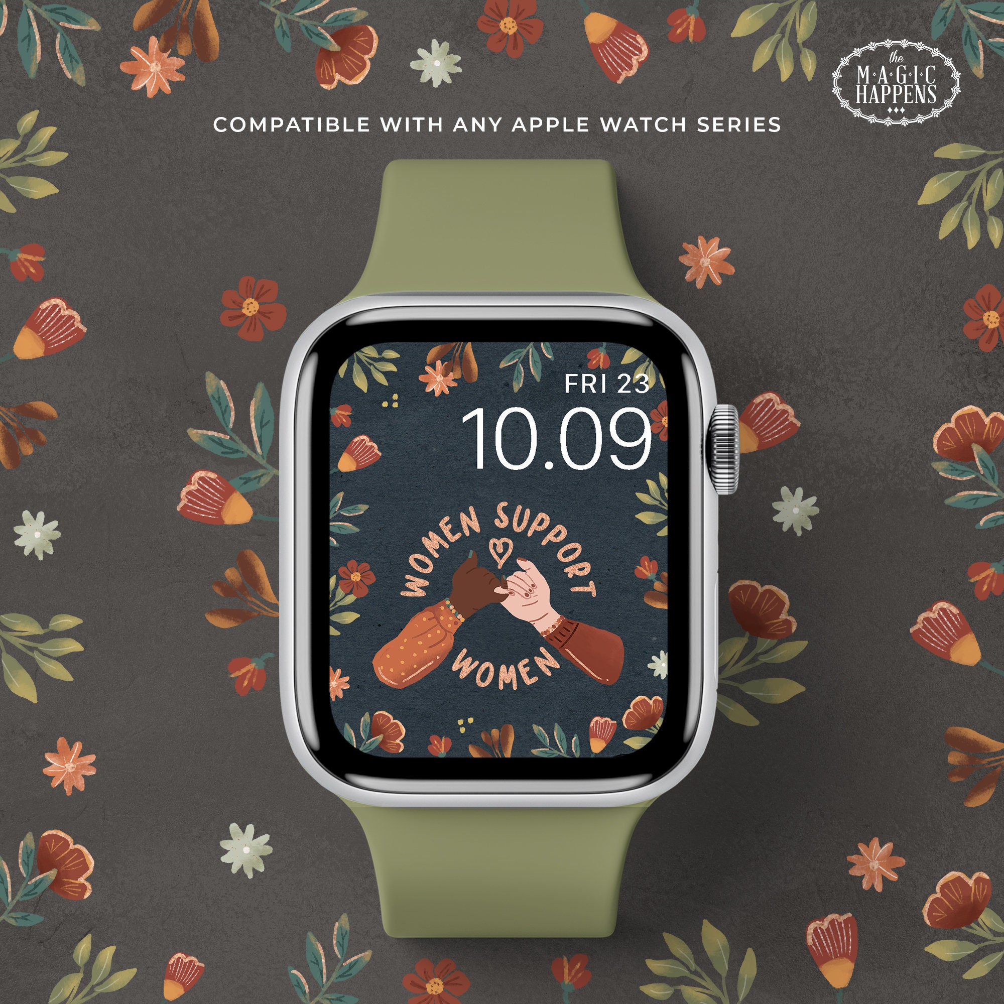 Women Empowerment Apple Watch Wallpaper, Women Power iPhone Wallpaper, Womens March Apple Watch Face, Feminist Wallpaper Phone Background