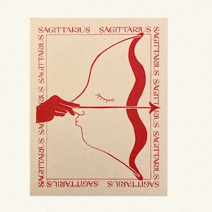 Sagittarius - Stampa serigrafica - Oroscopo