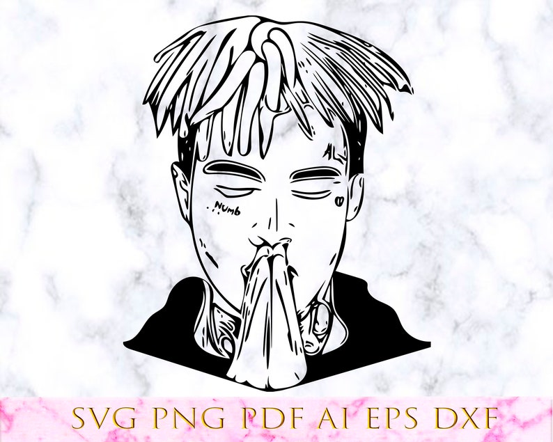 Download 1 XXXtentacion XXtentacion vector cut files Cricut ...