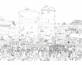 Items similar to Back to the Future Pop Art Print 5 x 7 on Etsy