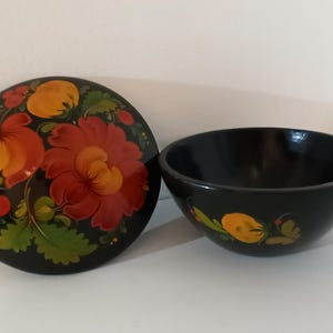 Vintage wooden box - a box for jewelry and trinkets. Hand painted