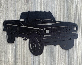 vintage wall decor 1968 Ford Pickup Truck ads tin sign