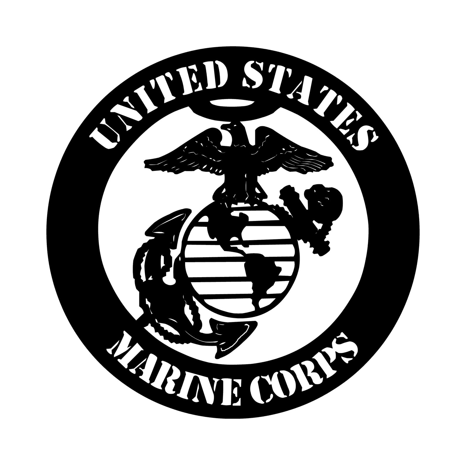 United States Marine Corps Metal Sign Cutout | Etsy