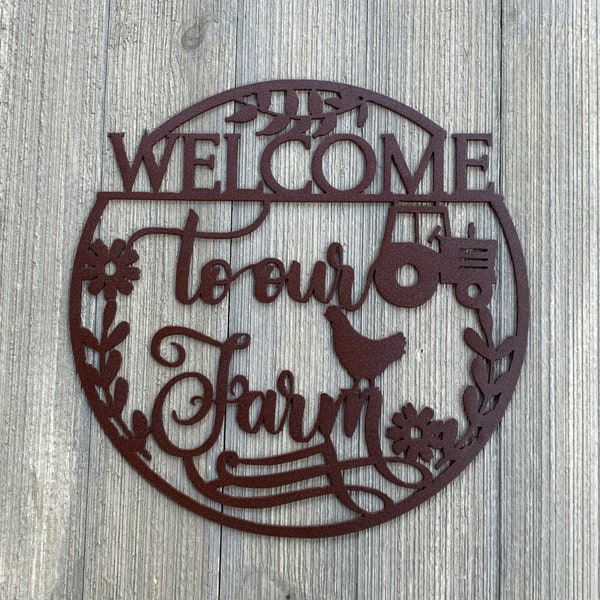 Metal Farm Art Etsy