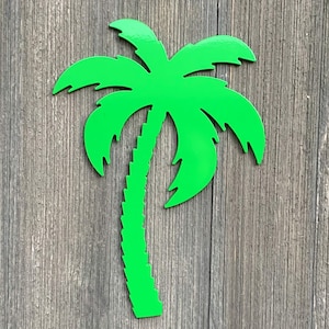 Palm Tree Metal Sign Cutout - Tropical Palm Tree Silhouette Metal Sign - Perfect for Any Home Decor