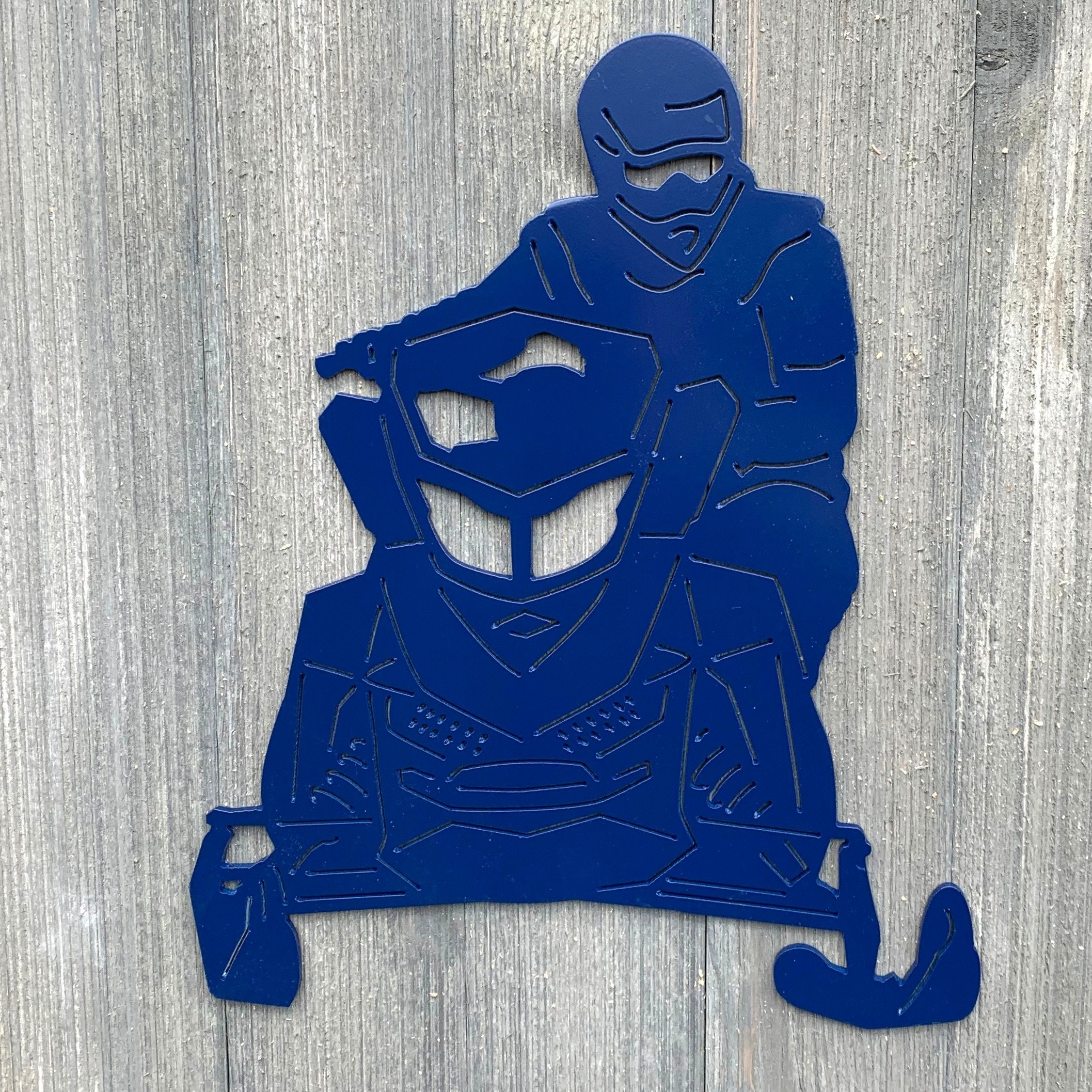 Skidoo Snowmobile Metal Sign Cutout Etsy