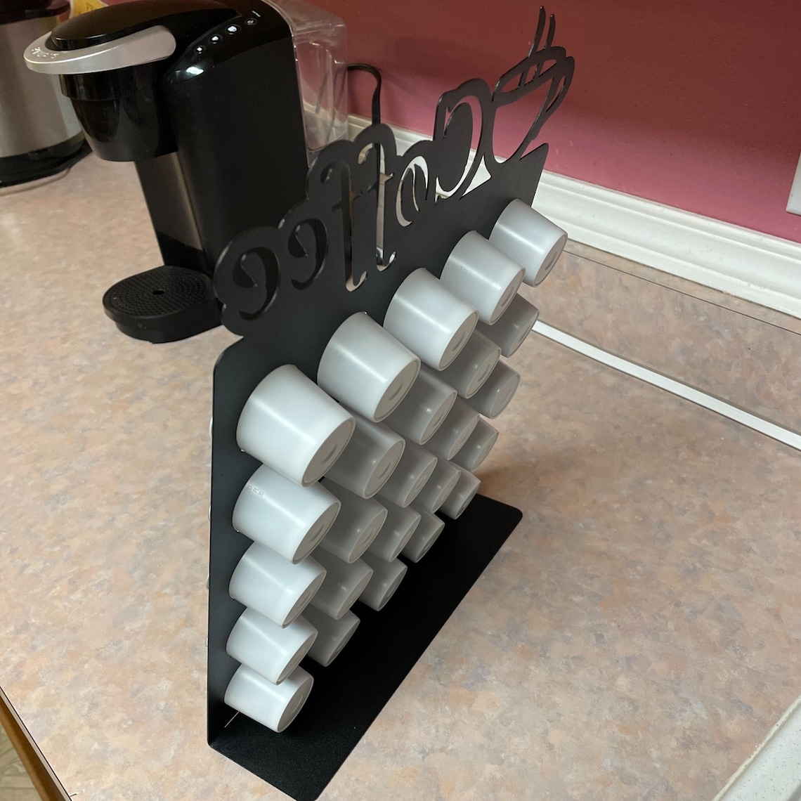 Metal K Cup Holder/ Coffee Cup Organizer Etsy