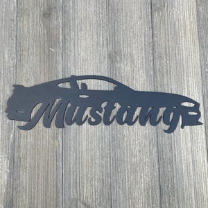 6th Generation Mustang - 2015-present - Metal Sign Cutout