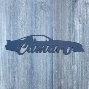 3rd Generation Camaro - 1982-1992 - Metal Sign Cutout