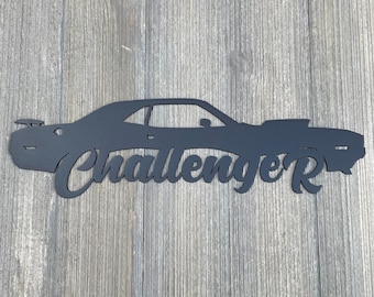 t オーダー刺繍アート作品 DODGE CHALLENGER t オーダー刺繍アート作品