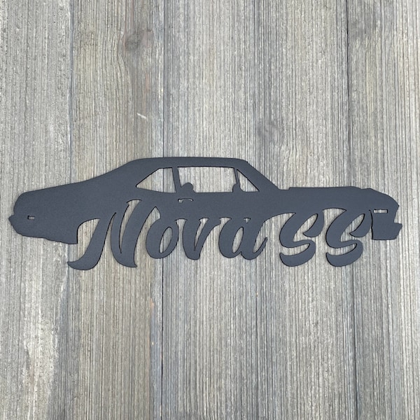 Chevrolet Nova SS - 1968-1974 - Metal Sign Cutout