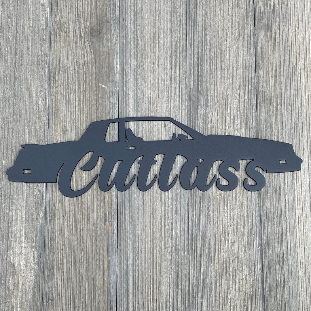 4th Generation Cutlass Metal Sign Cutout 19781988 Metal Sign Cutout Etsy