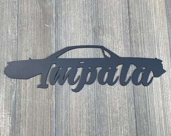 Chevy Impala Parking Sign, Chevy Impala, Impala Sign, Impala Gift