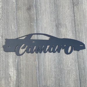 Fourth Gen Camaro Evolution: Metal Sign Cutout (1993-2002)