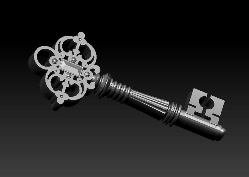 Antique keys 5 STL Models for 3D printer and CNC router Etsy