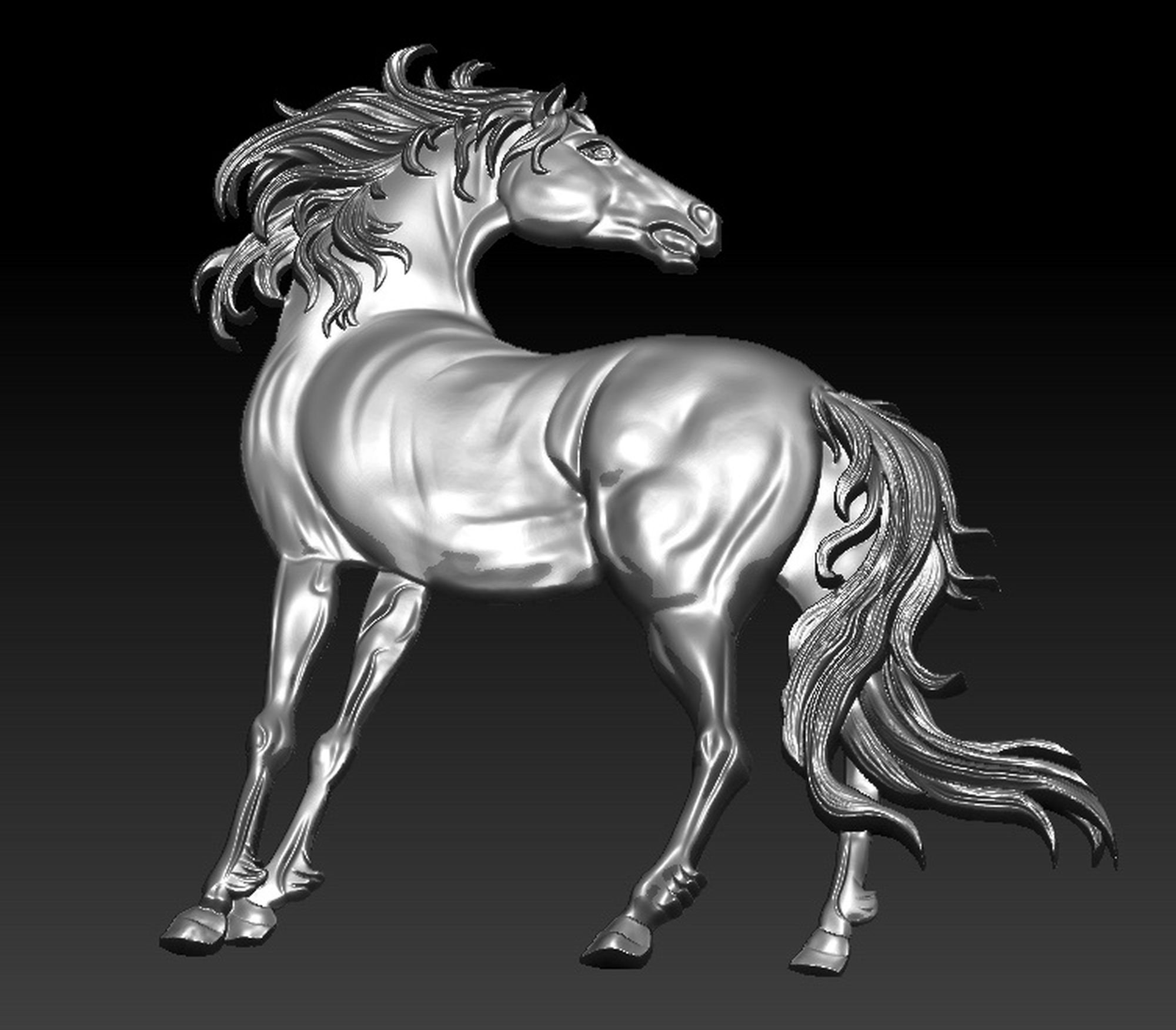 Horses set of 10 STL Models for 3D printer and CNC router | Etsy