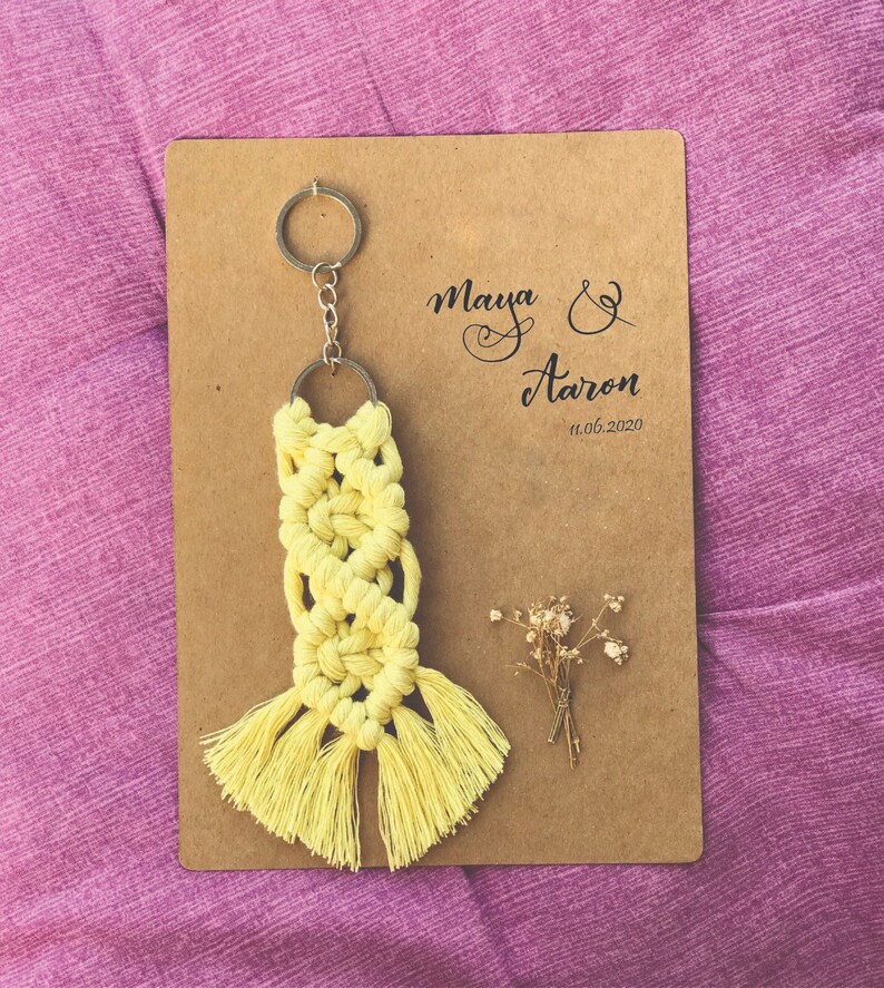 Boho Wedding Favors for Guests Macrame Wedding Favor Rustic | Etsy