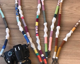 Camera Strap Macrame Handmade, Unique Gift for Photographer, Boho Camera Accessory