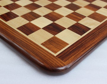 Hand made Inlaid Wooden Sheesham Chess Board 18 x 18