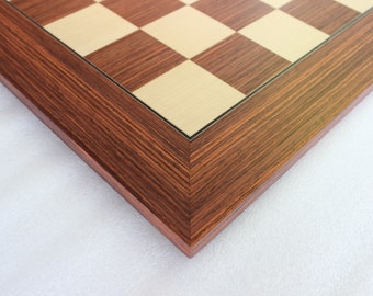 Textured Rosewood Chess Board - 60cm