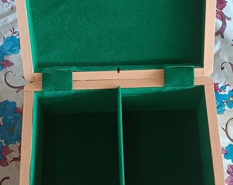 Wooden Chess Box made of BOXWOOD 9"
