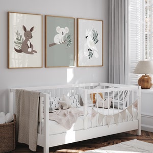 Set of 3 Australian Animal PRINTABLE WALL ART, Australiana Nursery ...