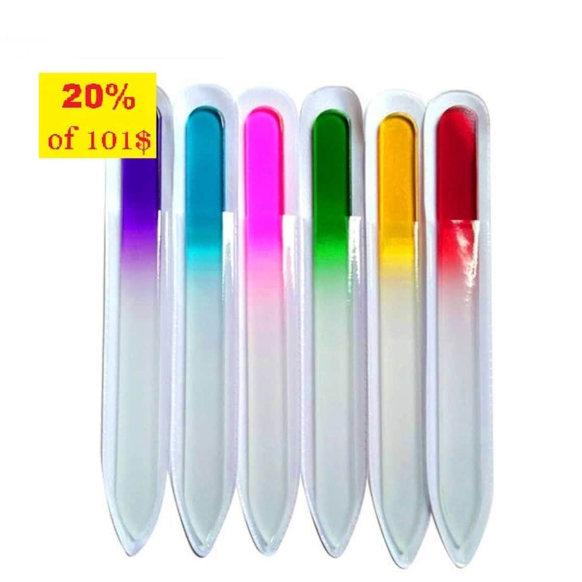 US Delivery 25days/ 6pcs1Set Glass nail files/ Bulk nail Etsy