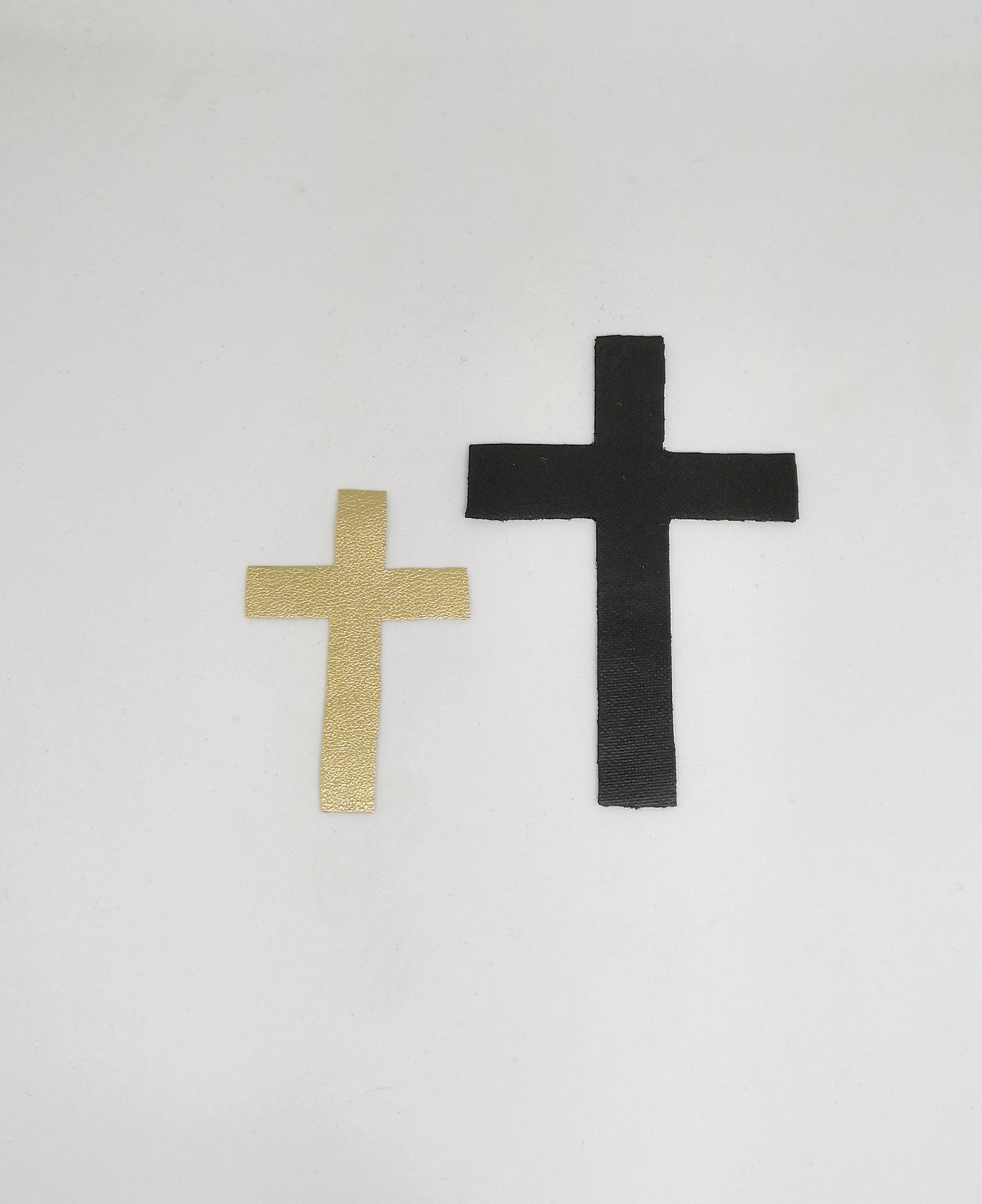 Leather Cross patch/ 29 Large patch cross/ Cross Etsy
