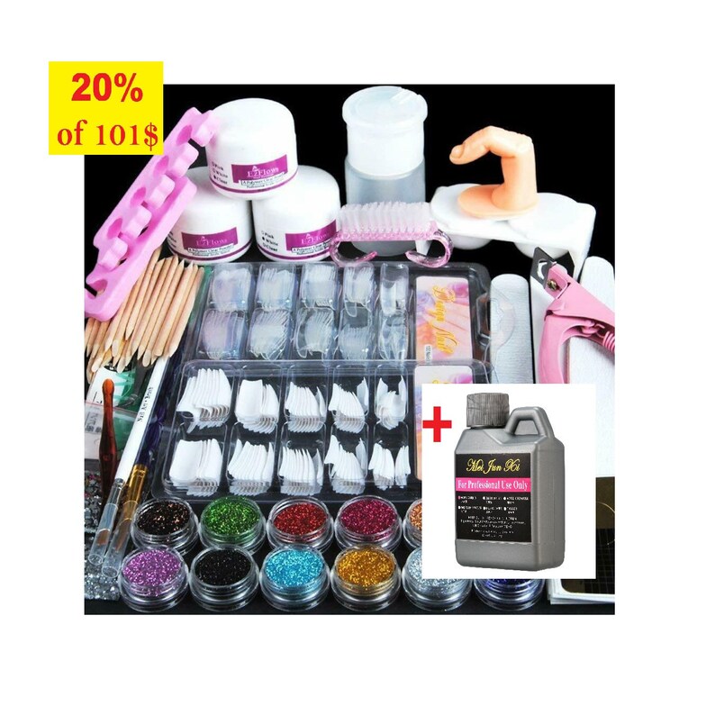 US Delivery 25days/ Acrylic Nails Kit 120ml Acrylic Liquid Etsy
