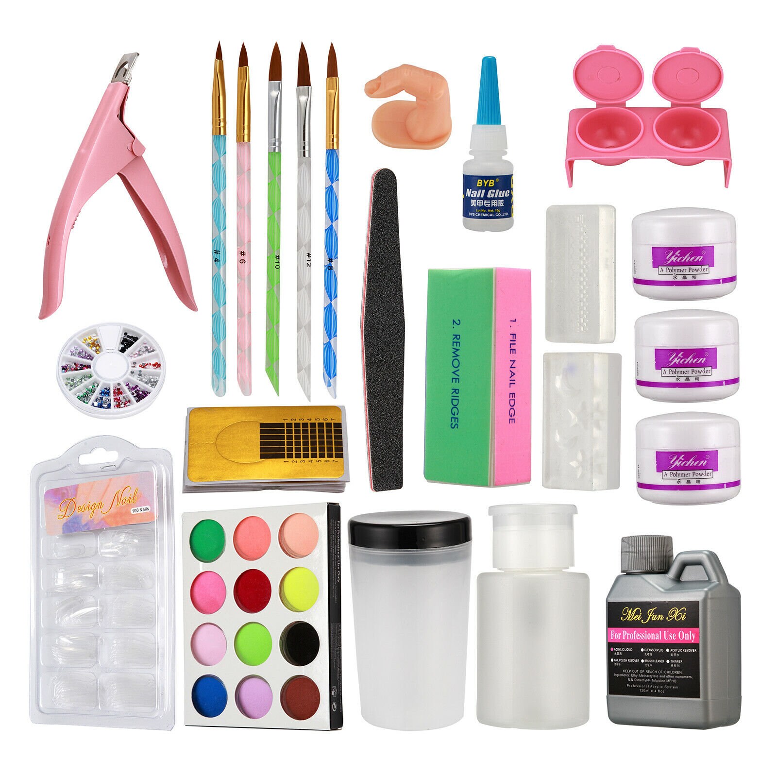 US Delivery 2-5days/ Acrylic Nail Art Kit/ Nail Tools Set/ | Etsy