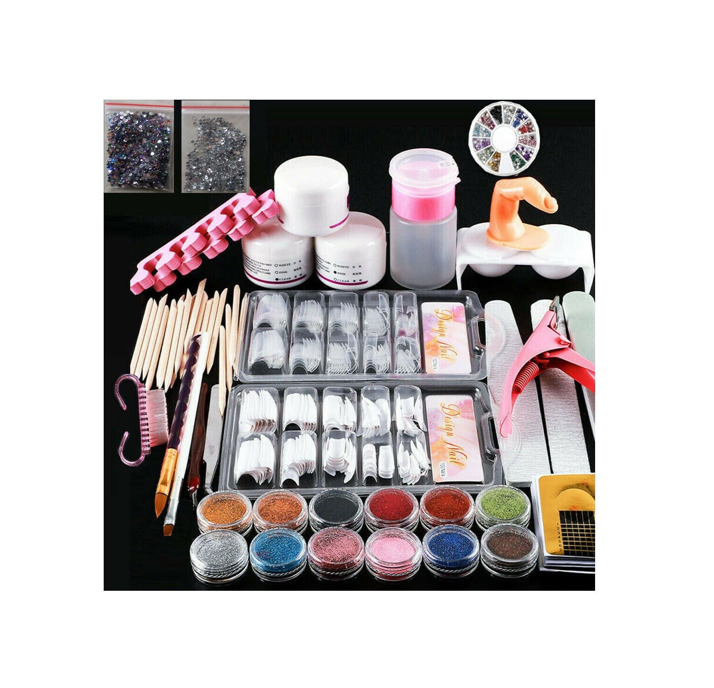 US Delivery 25days/ Nail kit/ Acrylic Nail Accessories Tools Etsy