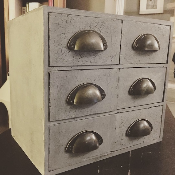 Retro Vintage Style Mini Chest Of Drawers For Jewelry Storage Etsy