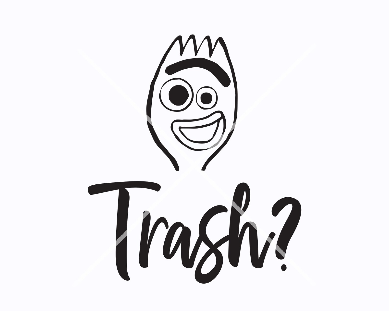 forky trash can