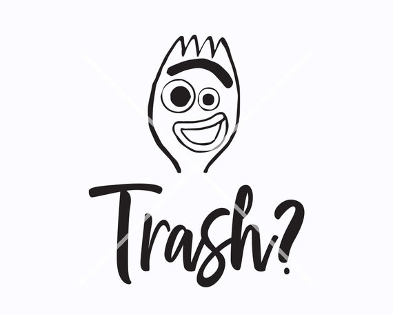 Disney Svg Toy Story Trash Forky Shirt Decal Transfer Vinyl Etsy