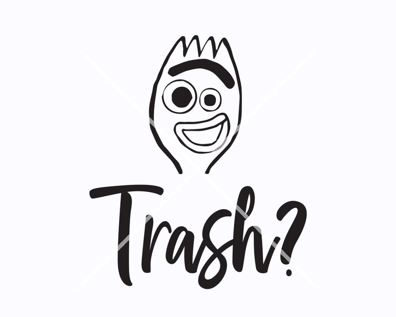 Download Disney SVG Toy Story Trash Forky Shirt decal transfer ...