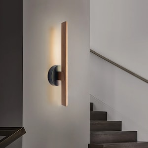 Wood Wall Sconce - Wooden Wall Lamp - Bedside Lamp - Hallway Lamp, Decorative wood sconce, Wall mounted wooden light, Indoor wall sconce
