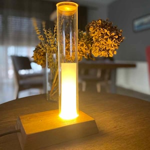 Modern Wood Table Light - Bedside Lamp
