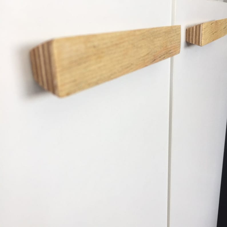 Birch ply handles Birch wood handle Handles for cabinet zdjęcie 3