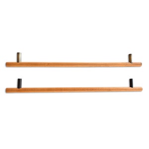 Long Wardrobe Handle, Line Wooden Handles, Long Wood Handles, Wardrobe Handle, Long Minimalist Cabinet Pulls, Modern Wood Handles