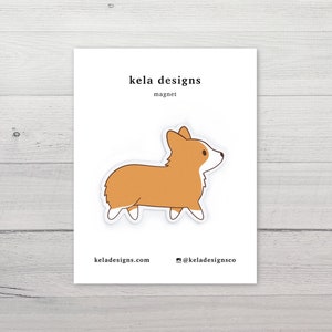 Corgi Magnet | For Dog Lovers | Refrigerator or Car Magnet