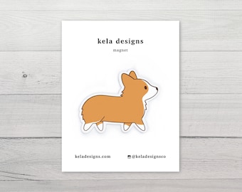 Corgi Magnet | For Dog Lovers | Refrigerator or Car Magnet