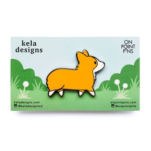 Pembroke Welsh Corgi Pin | Hard Enamel Pin | For Dog Lovers | Lapel Pin