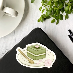 Matcha Treats Vinyl Sticker Set Stickers for Laptop, Water Bottle, Phone Case Die-Cut Decal Includes 3 Stickers image 2