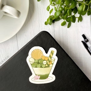 Matcha Treats Vinyl Sticker Set Stickers for Laptop, Water Bottle, Phone Case Die-Cut Decal Includes 3 Stickers image 4